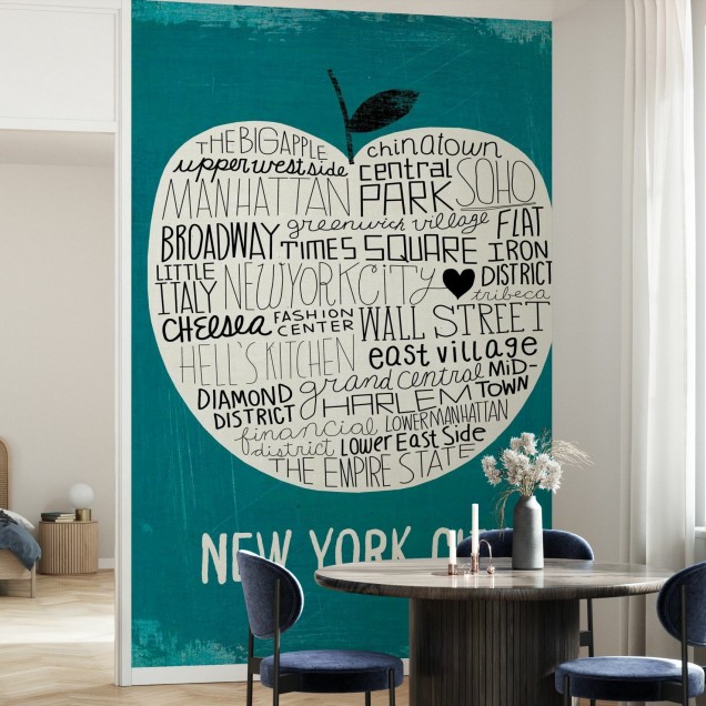 Big Apple cu zonele celebre din New York