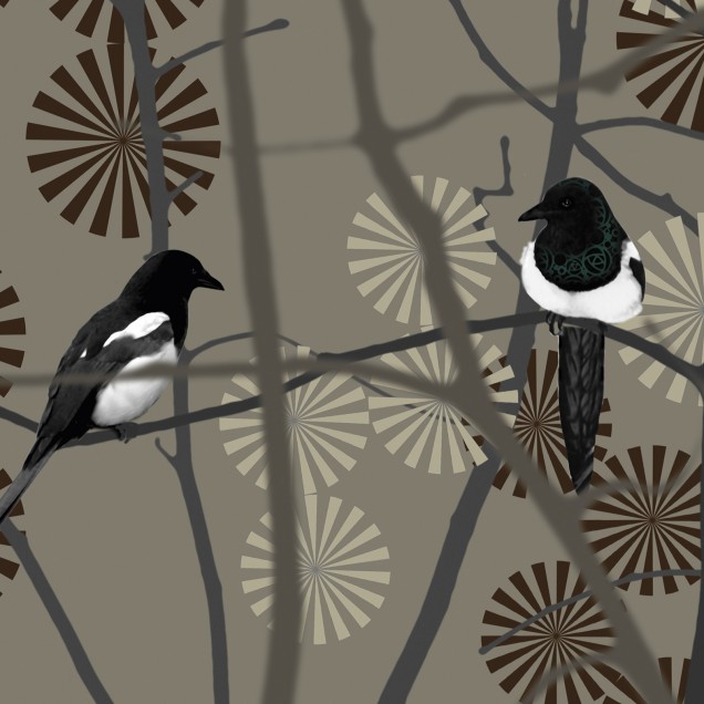 Fototapet Photowall PHW-E21771. Conține culorile: Gri, Gri Șoarece-Perlă, Verde, Verde Monoton, Gri, Gri Pietricică, Albastru, Albastru Safir