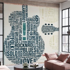 Fototapet Type Guitar Square II, personalizat, Photowall