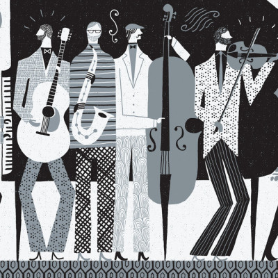 Tapet The Band, Black and White