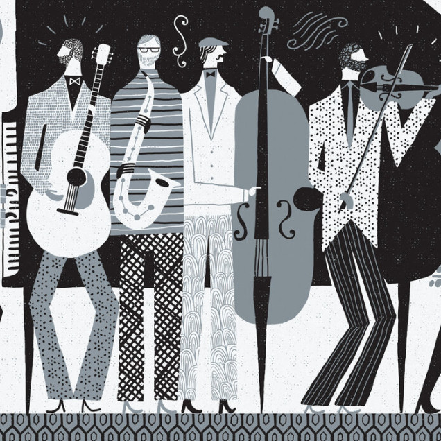 Tapet The Band, Black and White