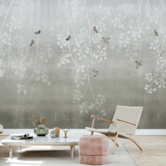 Fototapet Bohemian Birds, Beige, personalizat, Photowall