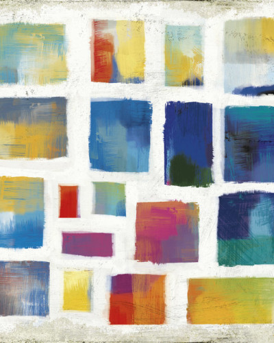 Tapet Vibrations Square cu design abstract, modern si minimalist.