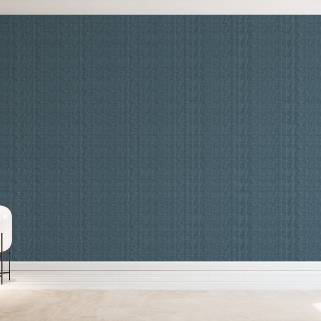 Tapet Linen Denim - bleumarin, textură fină, inspirată de materiale naturale.