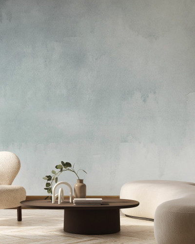 Tapet Watercolor, Grey, cu un design modern și elegant, cu un model abstract în nuanțe de gri.