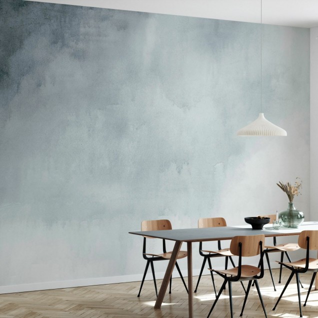 Tapet Watercolor, Grey, cu un design modern și elegant, cu un model abstract în nuanțe de gri.