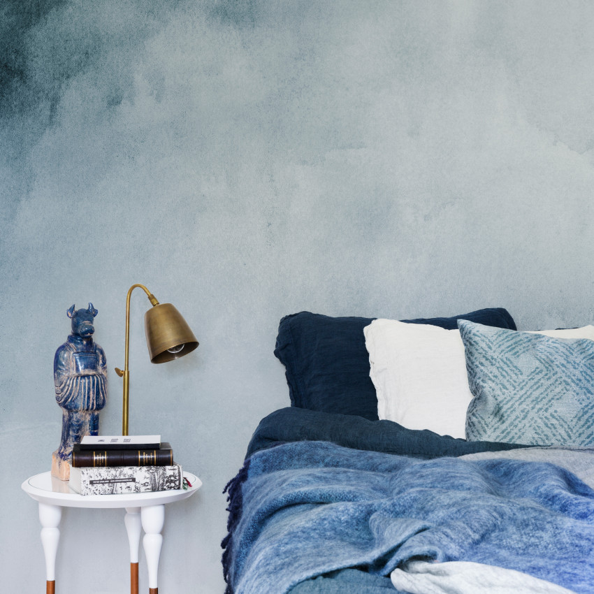 Tapet Watercolor, Grey, cu un design modern și elegant, cu un model abstract în nuanțe de gri.