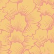 Fototapet Mostly Coral Pink on Yellow, Photowall