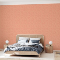 Fototapet Mostly Coral Pink on Pink, Personalizat, Photowall