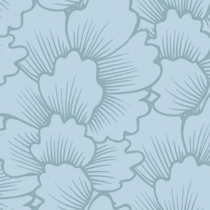 Fototapet Mostly Coral Blue on Blue, Personalizat, Photowall