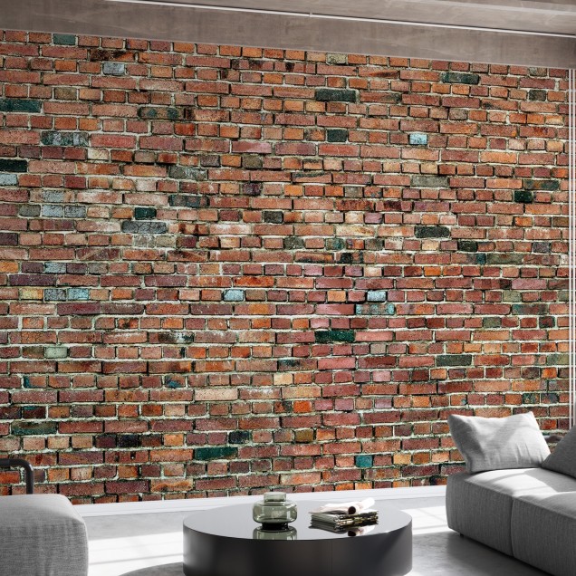 Tapet cu aspect de perete din cărămidă, Stockholm Brick Wall
