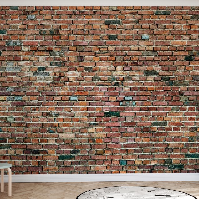 Tapet cu aspect de perete din cărămidă, Stockholm Brick Wall