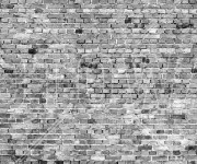 Fototapet Stockholm Brick Wall, Black and White, Personalizat, Photowall