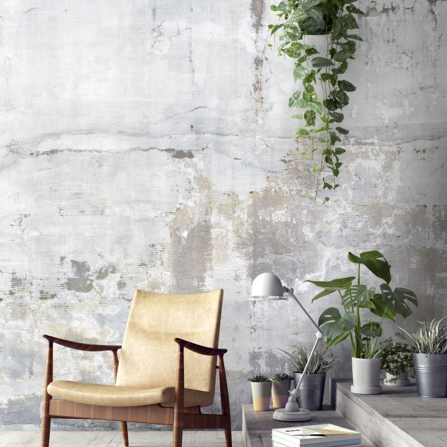 Tapet perete Weathered Concrete Wall