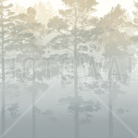 Fototapet Misty Pine Forest, Personalizat, Photowall