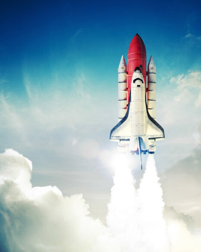 Space Shuttle Taking Off - Photowall