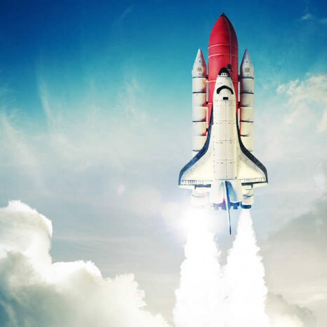 Space Shuttle Taking Off - Photowall