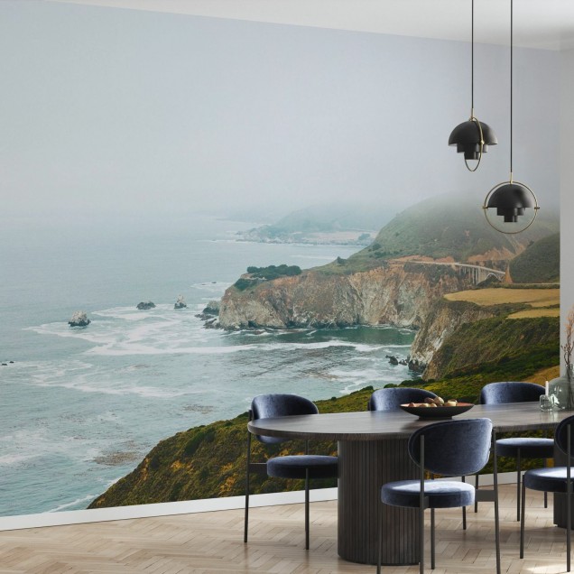 Tapet foto cu priveliște a podului Bixby din California.