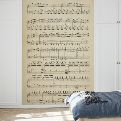 Tapet cu note muzicale, Musical Notes part 1.