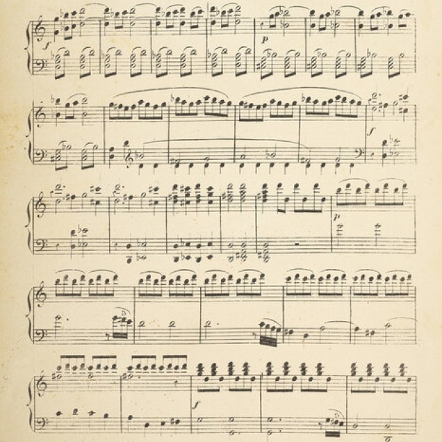 Tapet cu note muzicale, Musical Notes part 1.