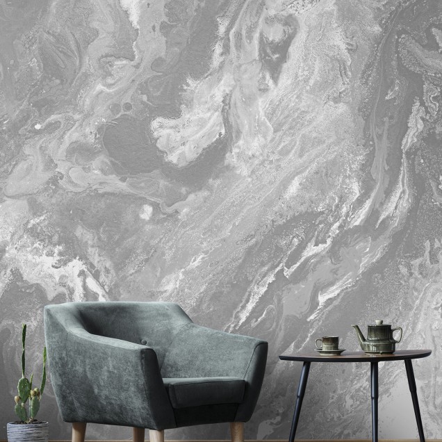 Fototapet cu design modern de marmură, Brume, Granite
