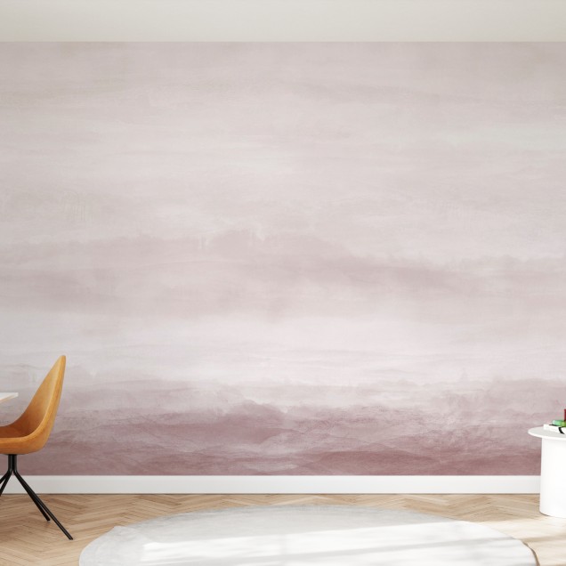 Tapet cu model delicat, in nuante pastelate de roz, pentru o atmosfera linistitoare si romantica. Ideal pentru dormitoare, sufragerii sau camere de copii.