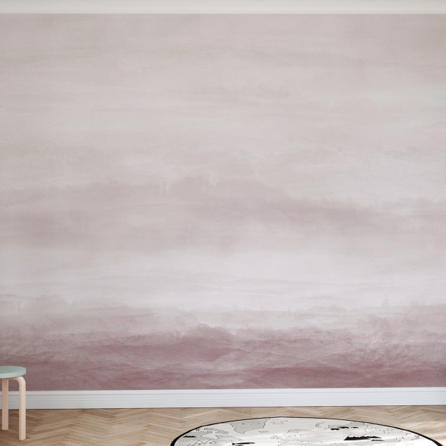 Tapet cu model delicat, in nuante pastelate de roz, pentru o atmosfera linistitoare si romantica. Ideal pentru dormitoare, sufragerii sau camere de copii.