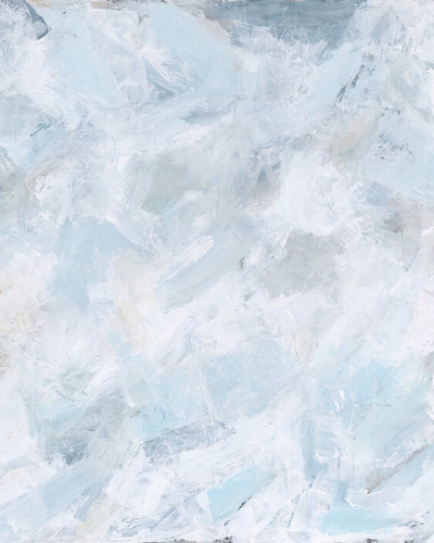 Wallpaper abstract cu un design delicat de albastru și gri