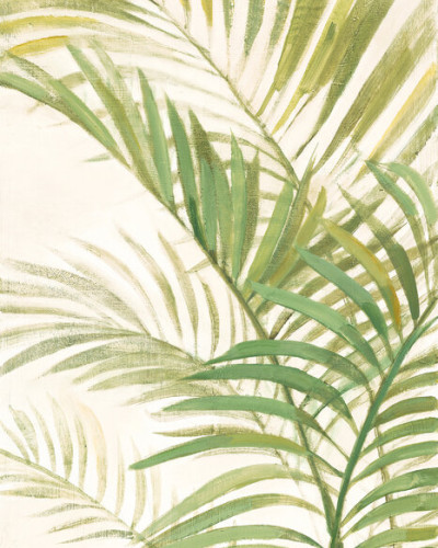 Palms Bright tapet tropical cu frunze verzi