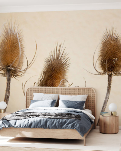 Tapet cu plante uscate, Dried Plants, Photowall, design minimalist