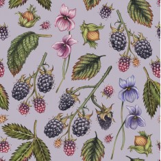 Fototapet Bramble Hill, Purple, personalizat, Photowall