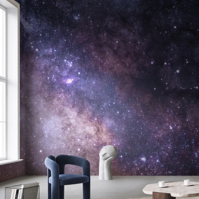 Tapet Galaxy, cu un design modern și minimalist, perfect pentru dormitoare și livinguri.