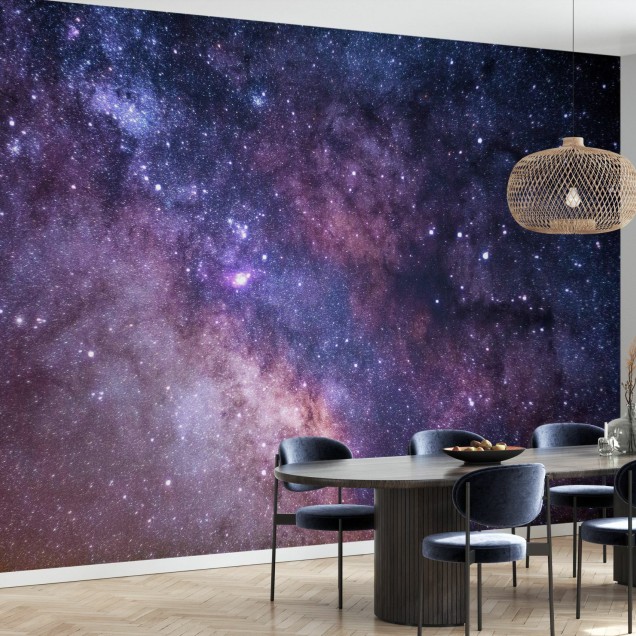 Tapet Galaxy, cu un design modern și minimalist, perfect pentru dormitoare și livinguri.