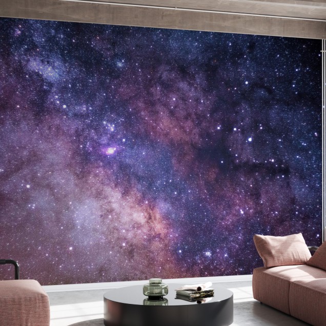 Tapet Galaxy, cu un design modern și minimalist, perfect pentru dormitoare și livinguri.