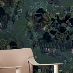 Fototapet Dark Leaves, Personalizat, Photowall