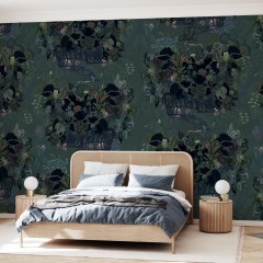 Fototapet Dark Leaves II, Personalizat, Photowall