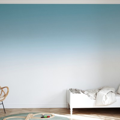 Miami Blue Sky fototapet, cu un design modern și elegant, cu culori subtile de albastru, perfect pentru dormitor, living sau birou