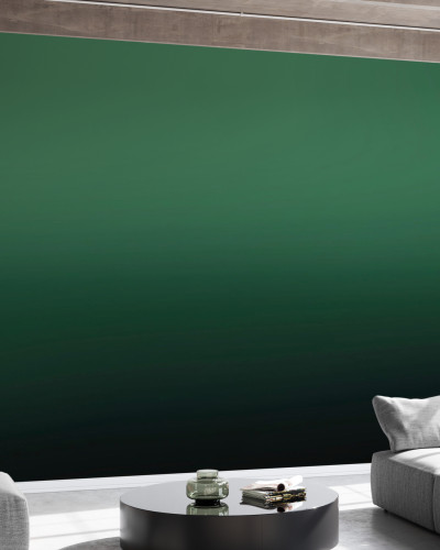 Tapet verde cu gradient delicat, perfect pentru a crea o atmosferă relaxantă și elegantă.