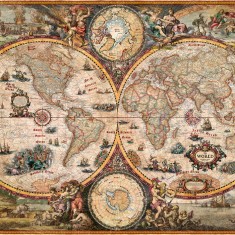 Fototapet Vintage World Map, personalizat, Photowall