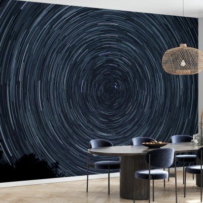 Tapet cu stele rotative, Space, Photowall, decor interior