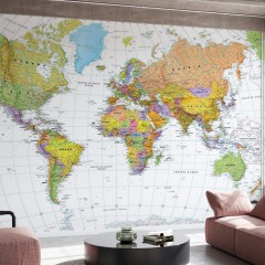Fototapet Political World Map, personalizat, Photowall