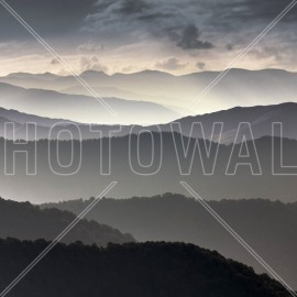 Fototapet Mountains at Dusk, Personalizat, Photowall