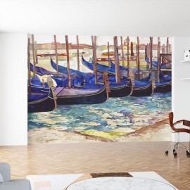 Fototapet Gondolas in Venice, personalizat, Photowall