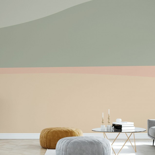 Fototapet modern cu design abstract si culori neutre