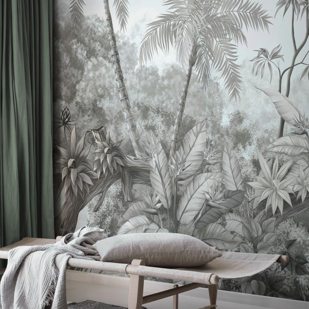 Tapet cu design tropical - 