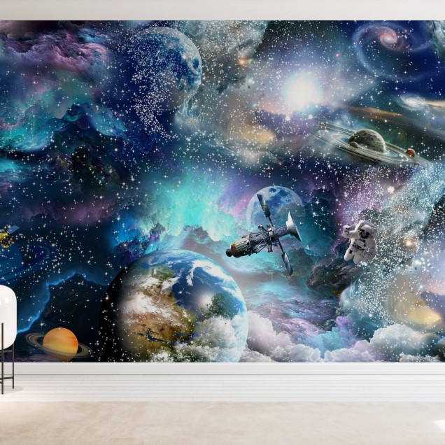 Space Essay tapet perete cu design cosmic