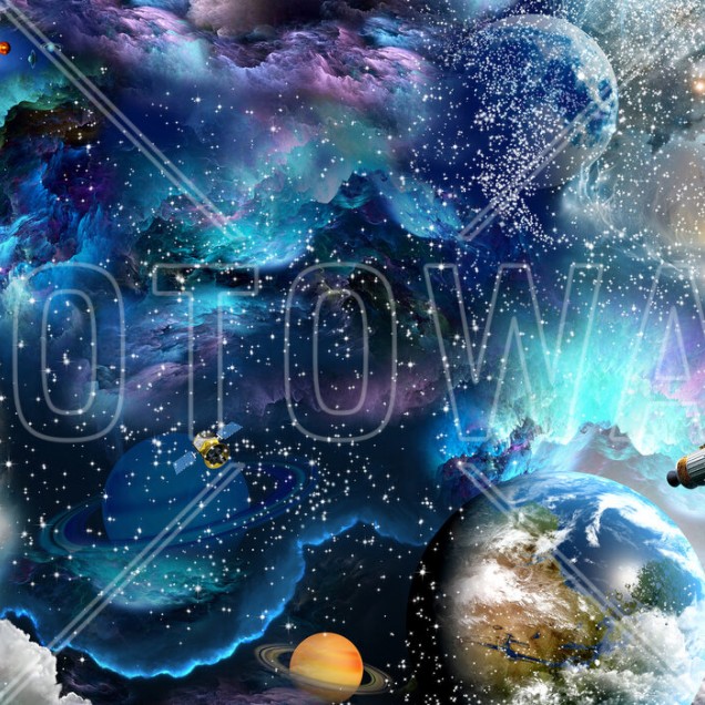 Space Essay tapet perete cu design cosmic