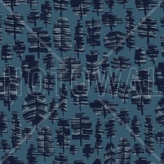 Fototapet Forest, Twilight Blue, Personalizat, Photowall