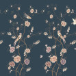 Fototapet Floraison Chinoiserie, Dark, Photowall