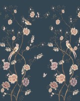 Floraison Chinoiserie, Dark, Photowall
